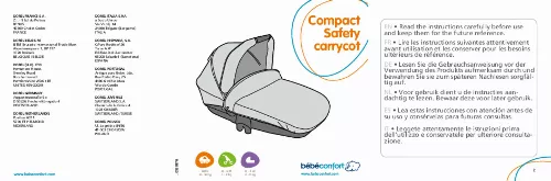 Notice BEBE CONFORT ELEA poussette Trouver une solution a un probleme BEBE CONFORT ELEA mode d emploi BEBE CONFORT ELEA Francais